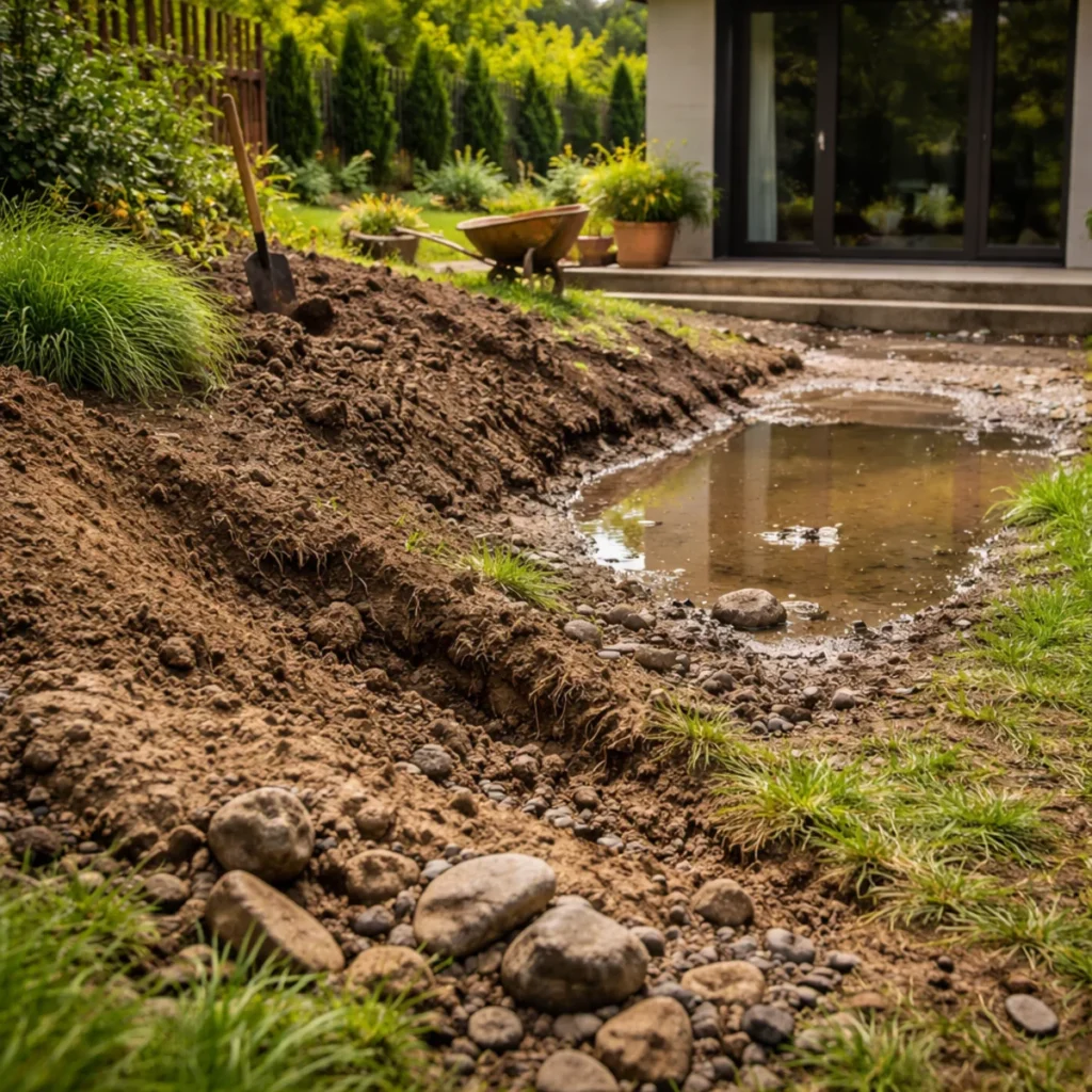 Spawanie metalowego elementu w warsztacie, zbliżenie na dłonie fachowca i lecące iskry.