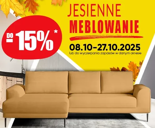 Merkury market jesienne meblowanie rabat do 15%