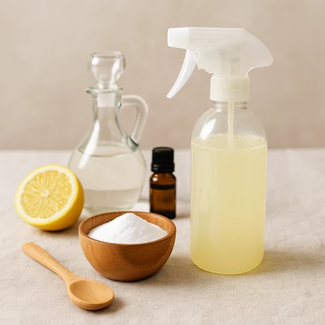 Naturalny odplamiacz z cytryny, sody oczyszczonej i octu – pielęgnacja skóry latem