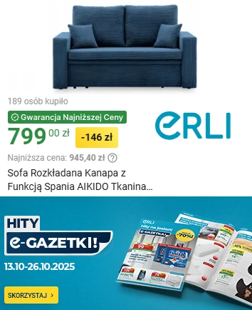 Erli - promocja do 26.10 na sofę